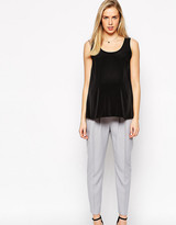 Thumbnail for your product : ASOS Maternity Tailored Peg Pant