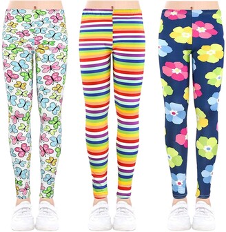 Allesgut Toddler Girls' Star Leggings Printing Pants Multipack Camouflage  6-7 Years Old - ShopStyle