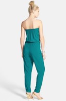 Thumbnail for your product : Socialite Strapless Jumpsuit (Juniors)