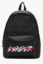 Thumbnail for your product : boohoo Pride End Gender Heavy Nylon Rucksack