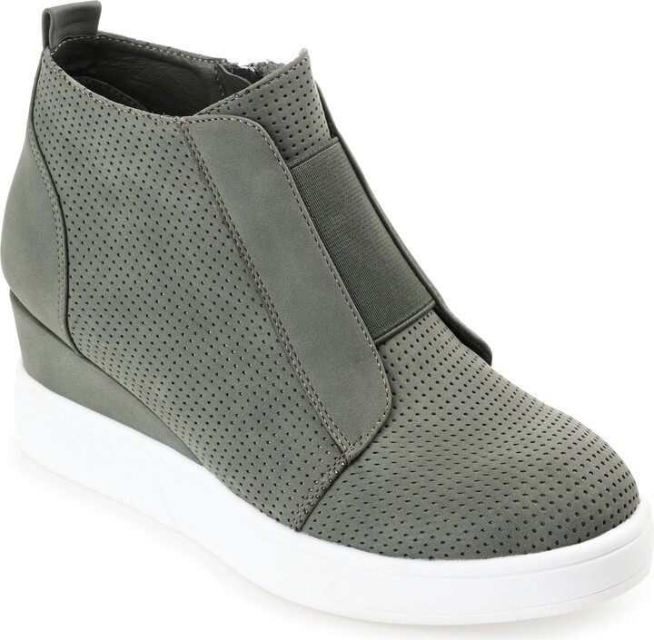 Journee Collection Women's Clara Sneaker Wedge