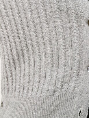 Thom Browne baby cable V-neck cardigan