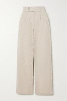 Thumbnail for your product : The Line By K Bettina Linen-blend Wide-leg Pants