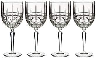 Marquis by Waterford 4-Piece Brady Crystal Wine Glass Set