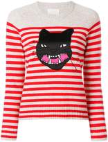 Zadig & Voltaire Lilo striped cat jumper