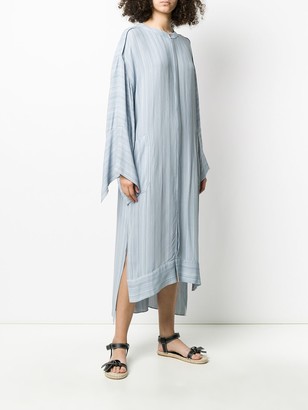 Roland Mouret Oversized Long-Sleeve Midi Dress