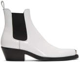 Thumbnail for your product : Calvin Klein White Western Chris Chelsea Boots