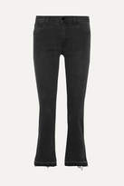 Thumbnail for your product : J Brand Selena Cropped Mid-rise Flared Jeans