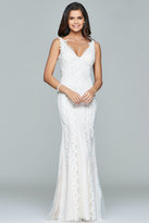 Thumbnail for your product : Faviana Embroidered Lace Evening Gown s8089