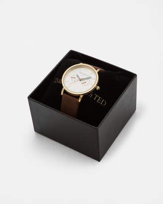 Ted Baker DANIELF Chronograph leather watch