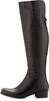 Thumbnail for your product : Sesto Meucci Sara Fold-Over Leather Knee Boot, Black