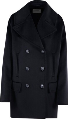 Sportmax Double-Breasted Long-Sleeved Coat