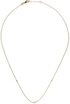 Thumbnail for your product : We by WHITEbIRD 18kt yellow gold and platinum Gaëlle diamond necklace