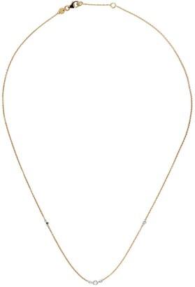 We by WHITEbIRD 18kt yellow gold and platinum Gaëlle diamond necklace