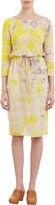 Thumbnail for your product : Raquel Allegra Plaid-Pattern Tie-Dye Dress-Yellow