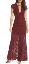Thumbnail for your product : Harlyn Cap Sleeve Lace Gown