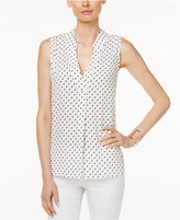 Thumbnail for your product : Charter Club Petite Diamond-Print Blouse, Only at Macy's