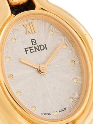 Fendi Pre-Owned 640L oval face watch