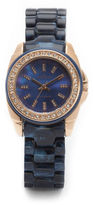 Thumbnail for your product : Anne Klein Blue Marbled  Resin Bracelet Watch