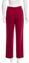 Thumbnail for your product : Armani Collezioni Wool Mid-Rise Pants