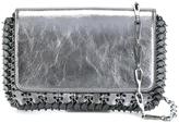 Thumbnail for your product : Paco Rabanne crackled metallic shoulder bag