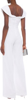 Thumbnail for your product : Jay Godfrey Tie-front Stretch-cady Jumpsuit