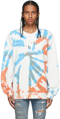 Amiri Orange & Blue Core Tie-Dye Sweatshirt - ShopStyle Jumpers & Hoodies