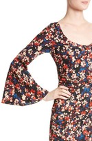 Thumbnail for your product : Tracy Reese Women's Print Stretch Silk Bell Sleeve Dress