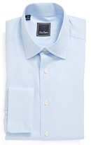 Thumbnail for your product : David Donahue Regular Fit Dobby Check French Cuff Dress Shirt