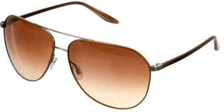 Barton Perreira Gold-Tone Aviator Sunglasses