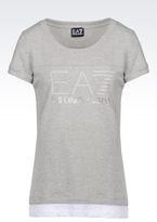 Thumbnail for your product : Giorgio Armani T-Shirt In Cotton Jersey With Pearls