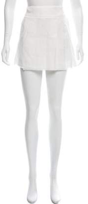 Joseph Pleated Linen Mini Skirt w/ Tags