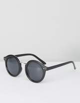 Thumbnail for your product : Pieces Black Round Sunglasses