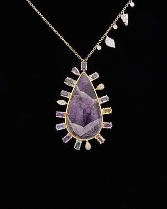Meira T 14K & Silver 18.34 Ct. Tw. Diamond & Gemstone Necklace