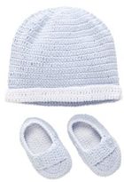 Thumbnail for your product : Elegant Baby Infant's Two-Piece Crochet Hat & Loafers Set