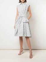 Thumbnail for your product : Carolina Herrera Check Print Dress