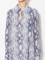 Thumbnail for your product : Rachel Zoe Silk Chiffon Keyhole Shirtdress