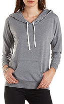 Thumbnail for your product : Charlotte Russe French Terry Pullover Hoodie