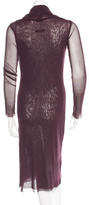 Thumbnail for your product : Jean Paul Gaultier c Mesh Long Sleeve Dress