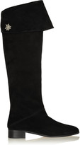 Thumbnail for your product : Charlotte Olympia Charming suede knee boots