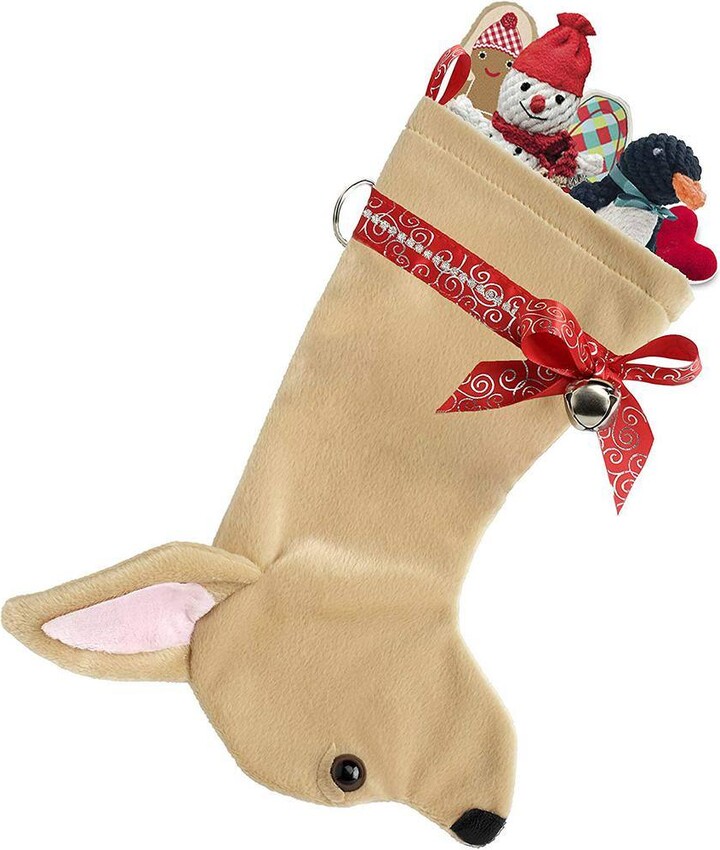 Pronk! 22 in. Chihuahua Dog Faux Fur Christmas Stocking