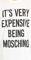 Thumbnail for your product : Moschino Cotton Jersey T-Shirt with Slogan