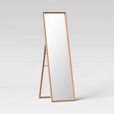 Thumbnail for your product : Threshold 18" x 65" Classic Wood Mirror Natural