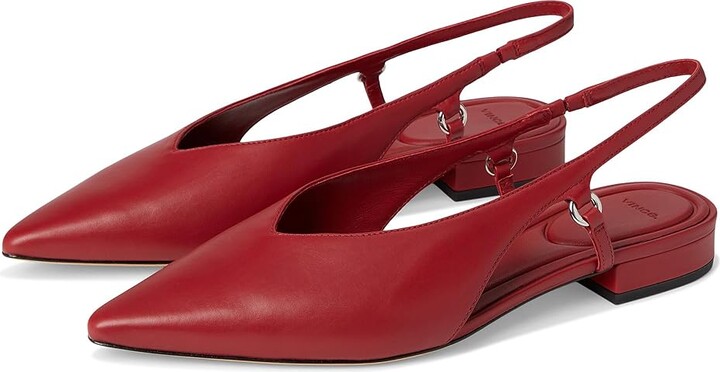 Vince Ines Women's Wedge Shoes Pomegranate Leather : 9 M