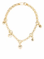 Thumbnail for your product : Laura Lombardi Charm-Detail Chain-Link Necklace