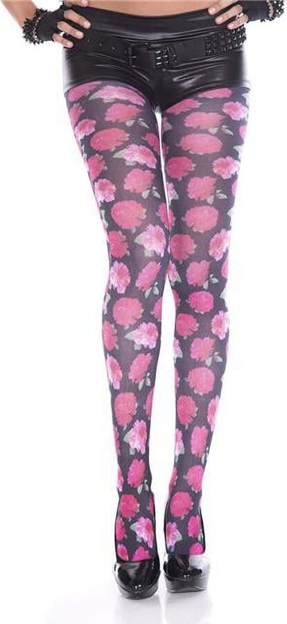 Music Legs Women’s Flowers print pantyhose