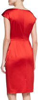 Thumbnail for your product : St. John Bateau-Neck Dress, Venetian Red