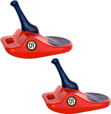Confer Plastics Zipfy Freestyle Mini Luge Snow Sled –Lightweight Steerable Sit-down Racer