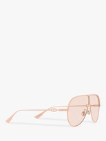 Thumbnail for your product : Christian Dior CD001099 Women's Aviator Sunglasses, Rose Gold/Pink