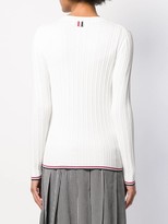 Thumbnail for your product : Thom Browne RWB ribbed jumper